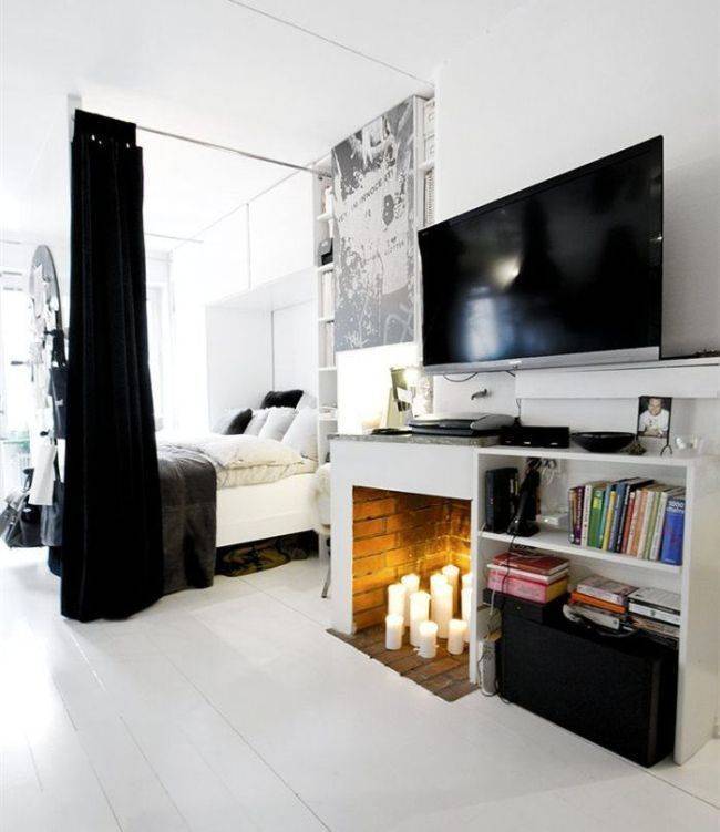 Дизайн однокомнатной квартиры с нишей (54 фото): соединяем стиль и практичность