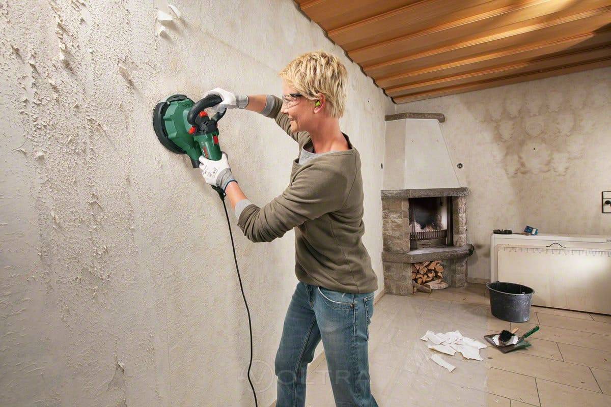 Как снять старую краску с бетонной стены