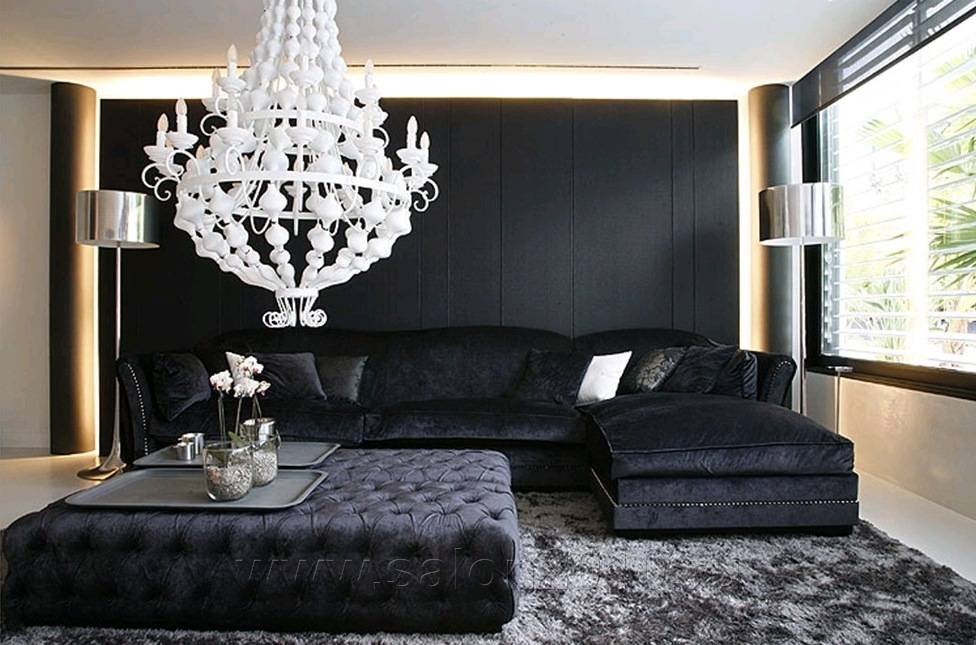 Интерьер в черно-белых тонах: примеры оформления стильных комнат (+59 фото)