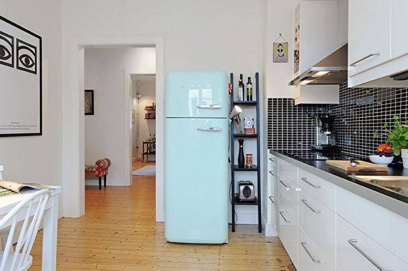 3 правила дизайна и многочисленные варианты: все про расположение холодильника на кухне