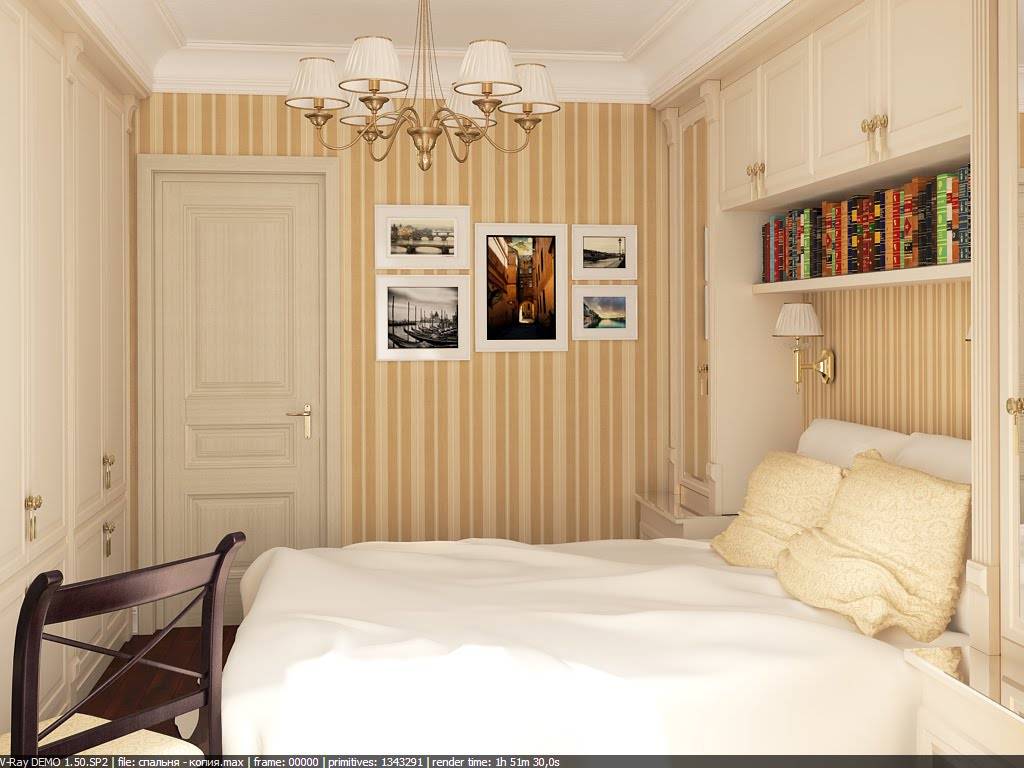 Дизайн спальни 12 кв м + фото