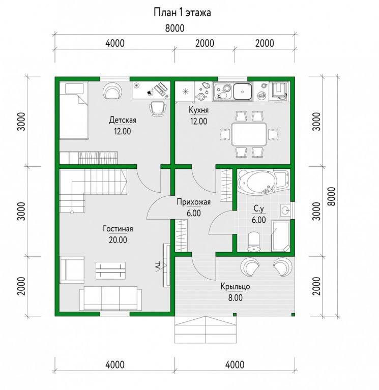Планы двухэтажных домов: примеры удачных проектов