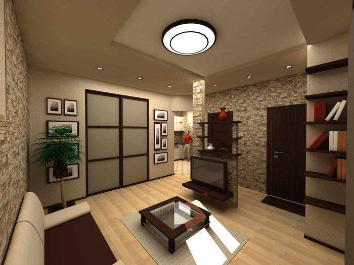 Советы по выбору дизайна интерьера проходной гостиной