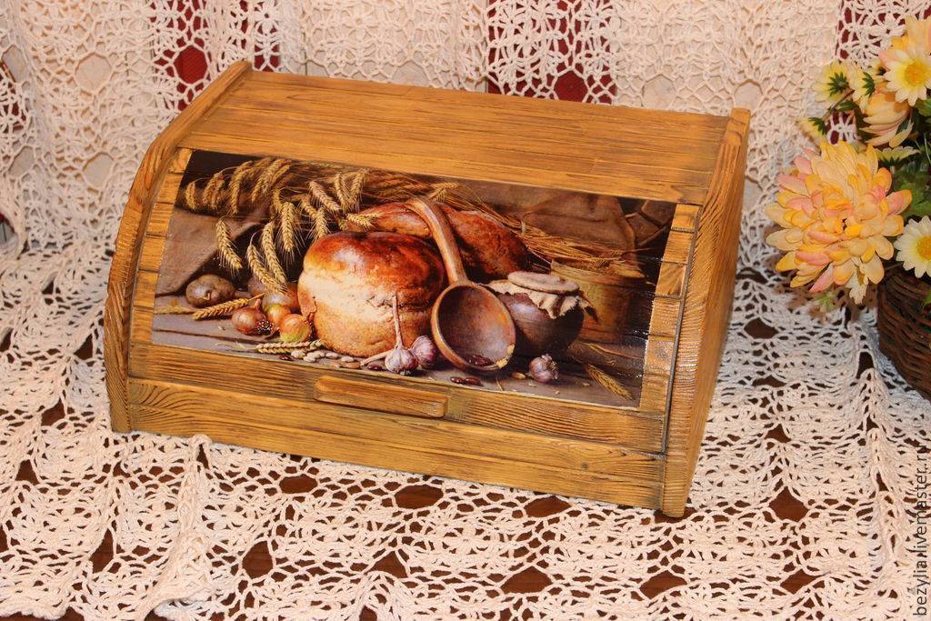 Хлебница из дерева своими руками: изготовление из подручных материалов. изготовление хлебницы своими руками