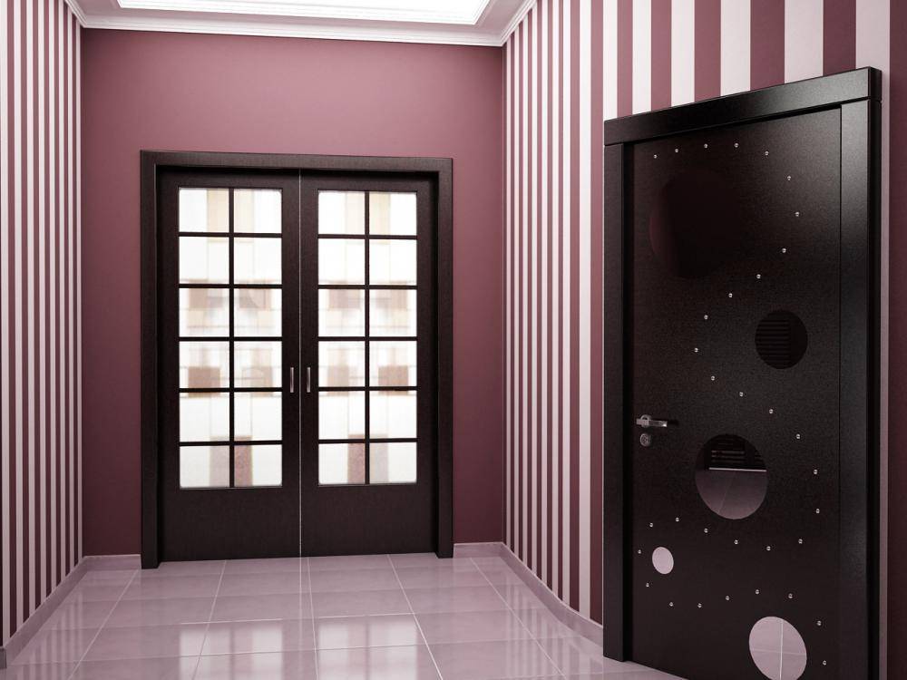 Обои в коридор под темные двери. обои в прихожую под темные двери: основные правила выбора и комбинирования – metaldoors