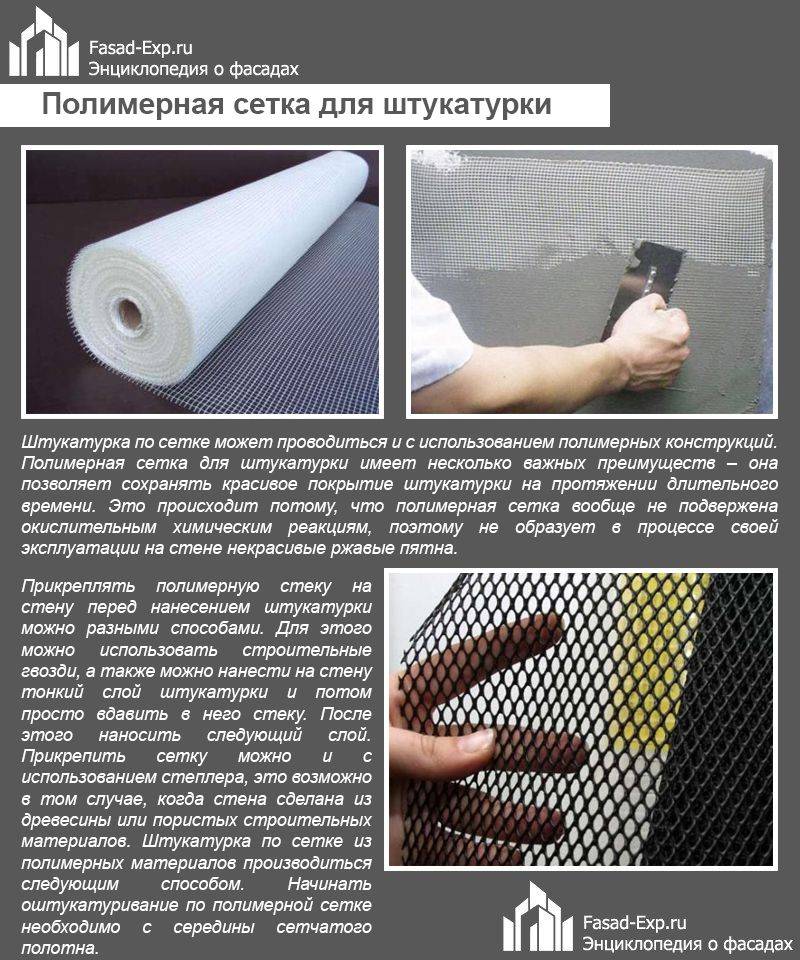 Сетка для штукатурки стен — исчерпывающая классификация