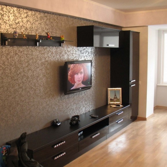 110 современных стенок-горок в гостиную: новинки с фото