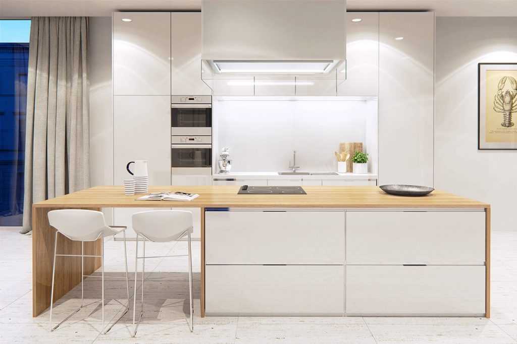 Белая кухня в интерьере: особенности дизайна с изюминкой