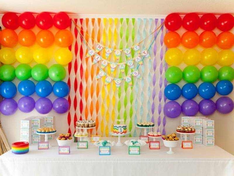 Как украсить комнату на день рождения ребенка (мальчика, девочки) своими руками + 140 фото ярких идей