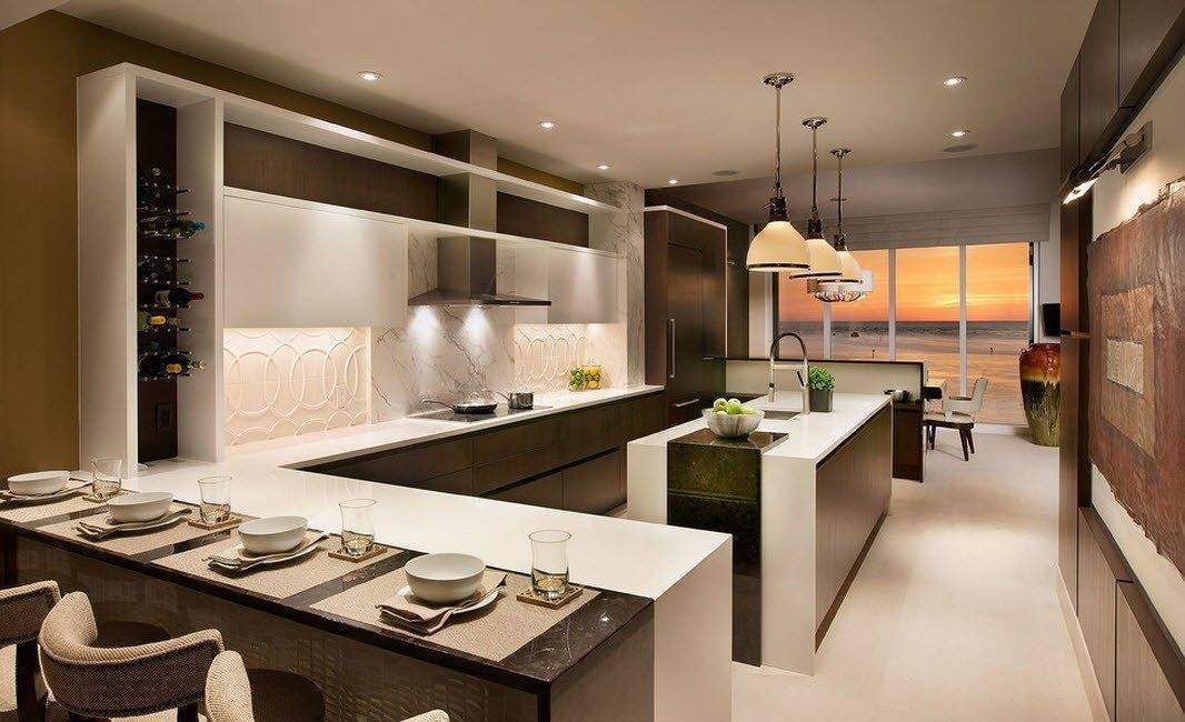 Кухня в стиле модерн - кухня гостиная в стиле модерн, угловая кухня и кухни под дерево в стиле модерн.кухня — вкус комфорта