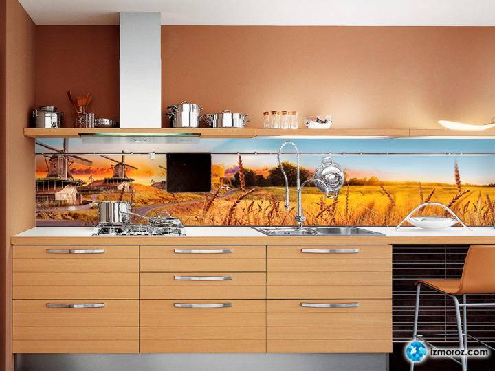 Скинали для кухни (46 фото): оригинальный и неповторимый интерьер кухни