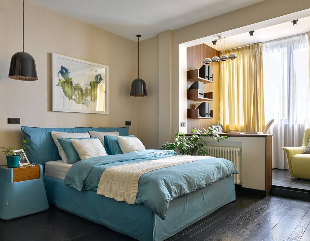Удачные примеры совмещения спальни и гостиной: 100 лучших идей