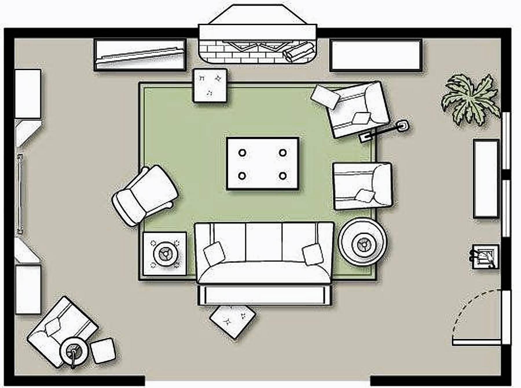 Как расставить мебель в гостиной