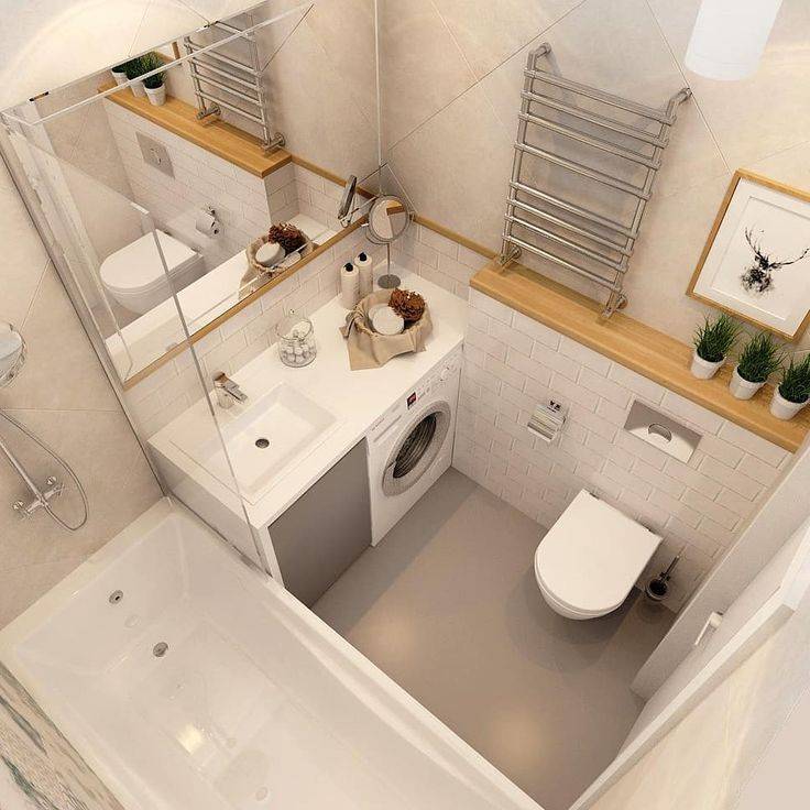 Дизайн маленькой ванной комнаты: 85+ секретов гармоничного оформления и экономии места