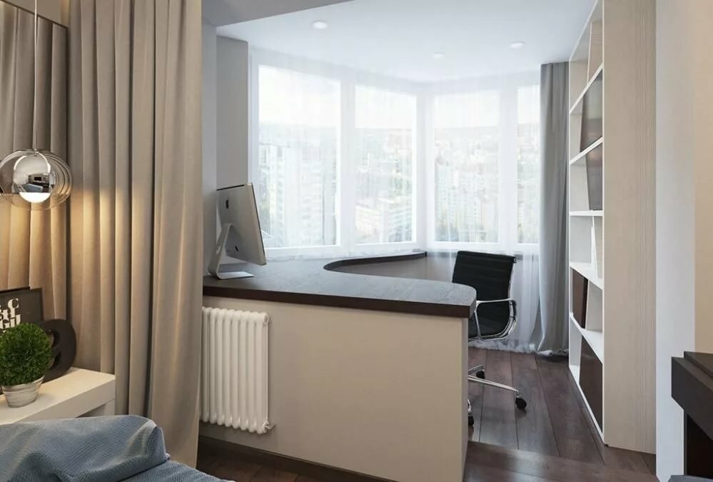 Объединение балкона с комнатой — согласования, утепление и варианты отделки