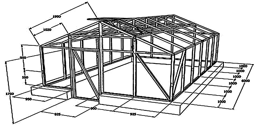 Теплица из стекла своими руками чертежи