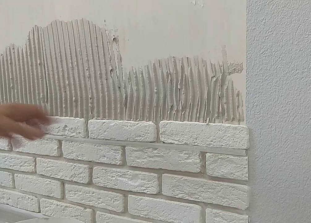 Декоративный кирпич на стену в квартире - вместе мастерим