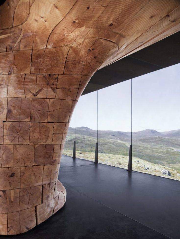 Обзорный павильон от Snohetta Architects: шедевр на высоте 1200 м