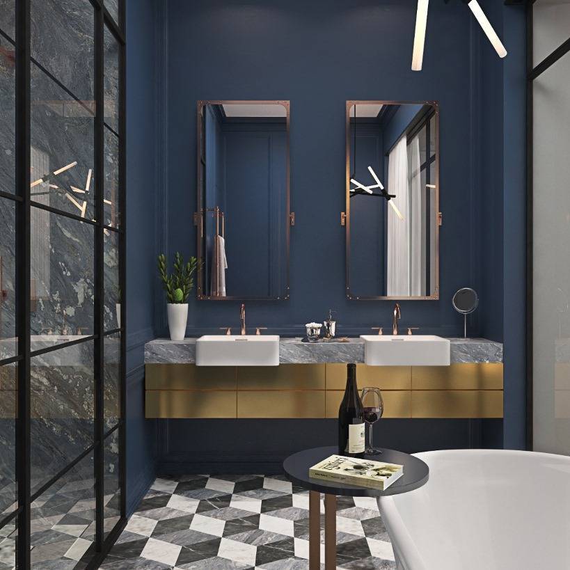 Преимущества выбора дизайна ванной комнаты в светлых тонах