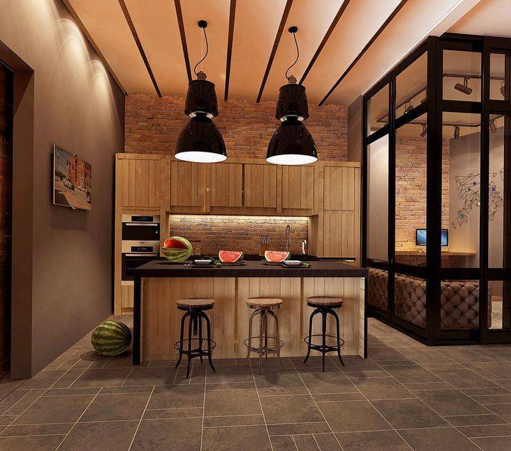 22 фото кухни-гостиной в стиле лофт: идеи дизайна, цветовые решения и выбор мебели