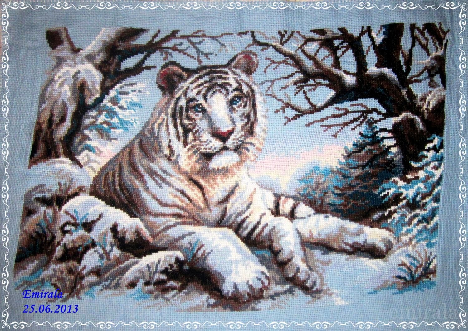 Вышивка крестом тигры схемы: скачать бесплатно, величественный от dimensions, белый тигренок, бенгальский