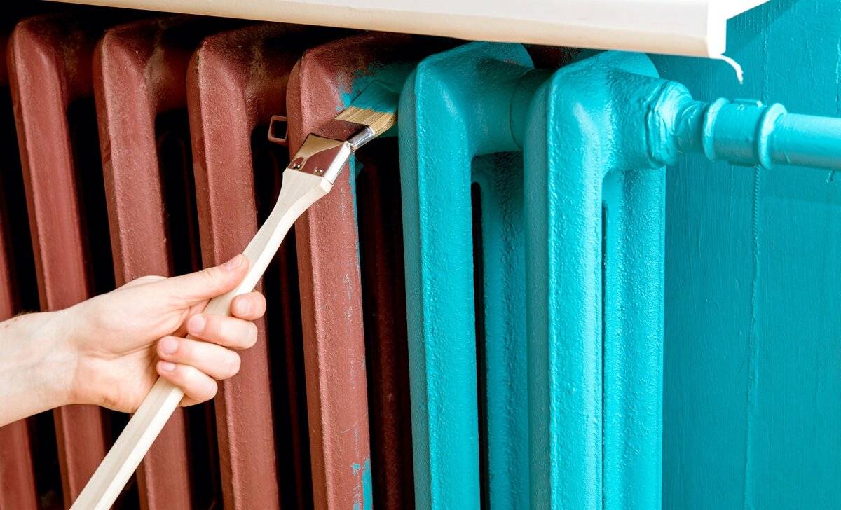 Как красиво покрасить батареи отопления своими руками - выбор краски и советы по окрашиванию с инструкцией и фото