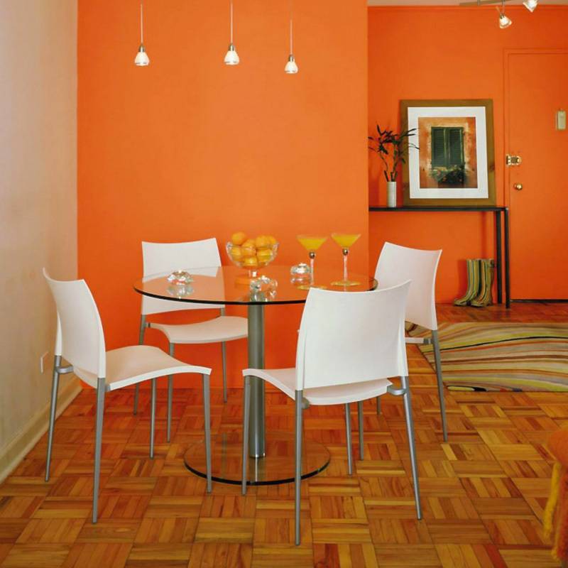 Персиковый цвет в интерьере: светлый, темный, нежный - сочетание с другими цветами
 - 54 фото