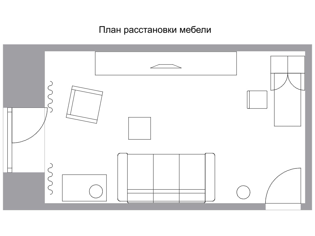 Дизайн узкой гостиной: свежие идеи интерьера 2021 года на фото