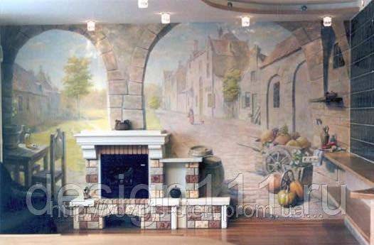 Роспись стен в интерьере (54 фото): оригинальный декор для квартиры | ah-vkusno.ru