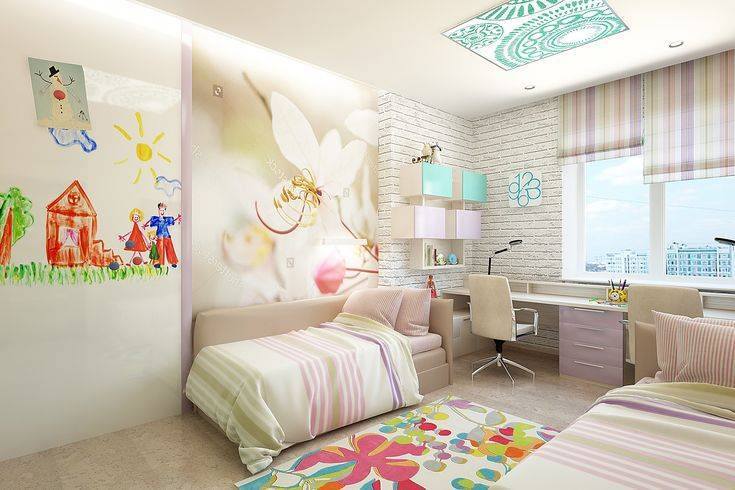 Комната для девочки подростка: выбор цвета, стиля, идеи отделки, зонирование, декор