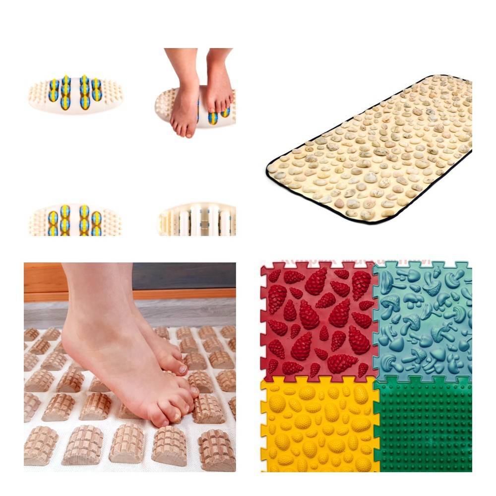 ????массажный коврик для ног: виды и особенности применения
