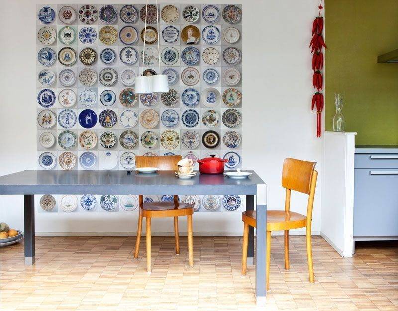 Декоративные тарелки на стену 120 стильных идей (фото)