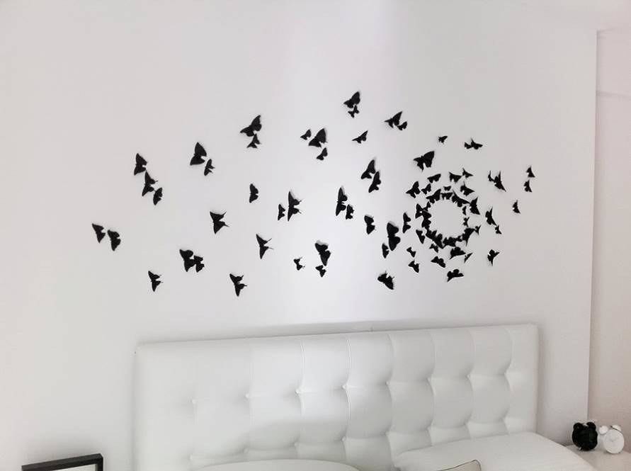 Бабочки на стену своими руками: 7 эксклюзивных идей