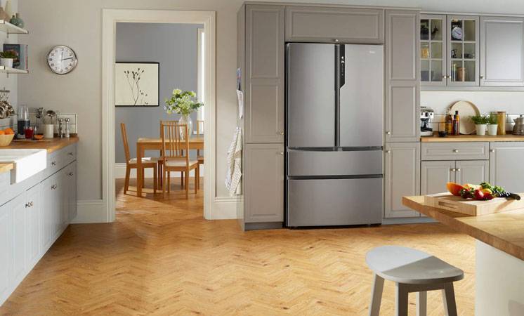 Дизайн маленькой кухни с холодильником: где установить холодильник на кухне, лучшие варианты размещения, 80 фото примеров