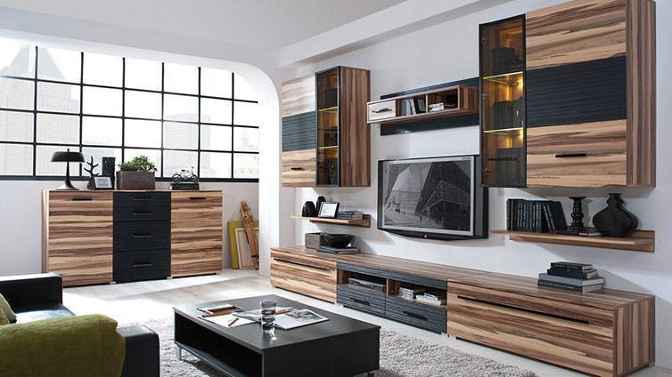 Модульная мебель для гостиной (100 фото): 10 новинок красивых гарнитуров в 2021 году