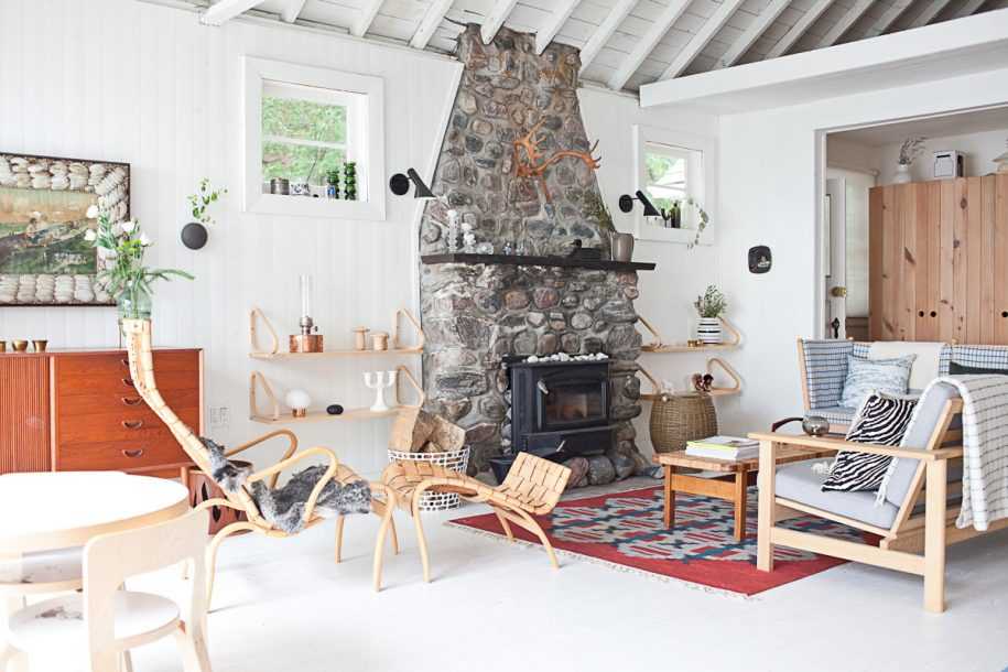 Скандинавский стиль в интерьере загородного дома: идеи + фото