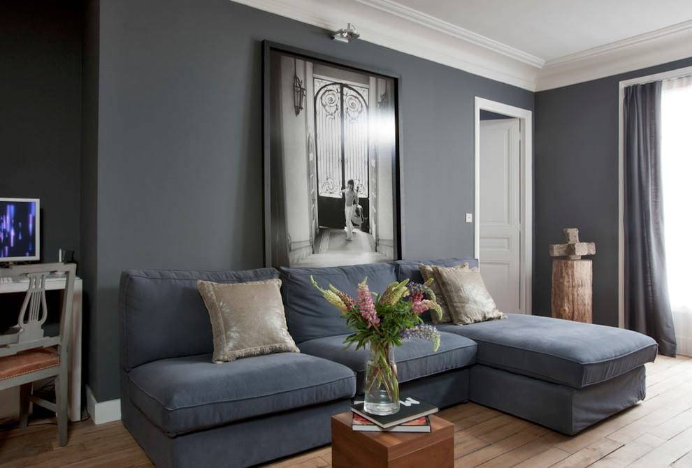 Серый диван: его особенности и сочетания цветов +75 фото - «декор»