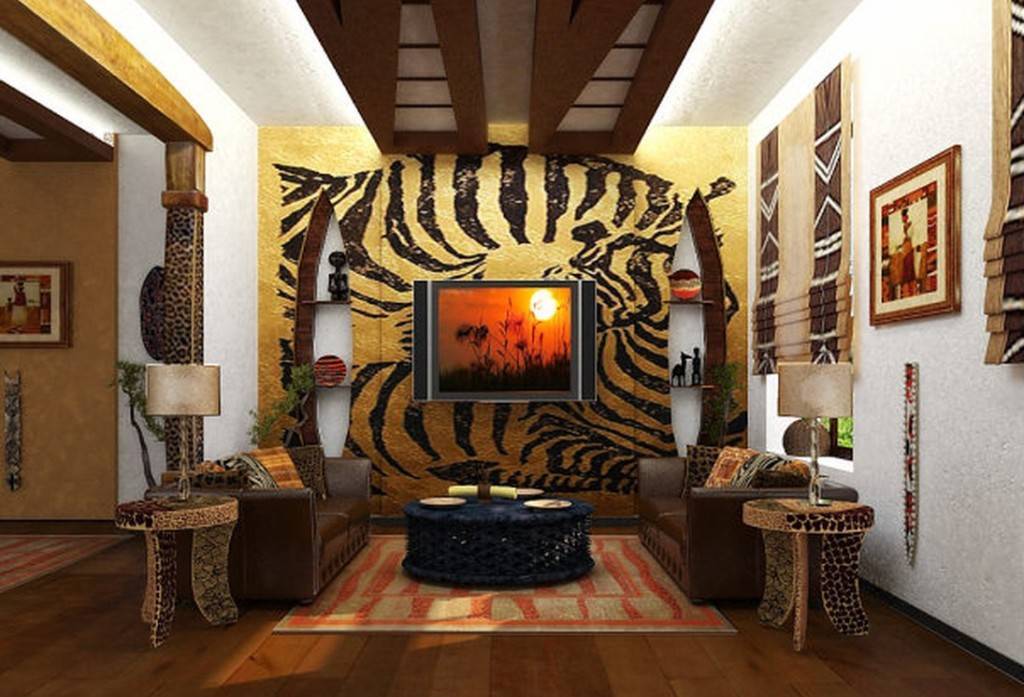 Интерьер сафари: африканская экзотика в квартире