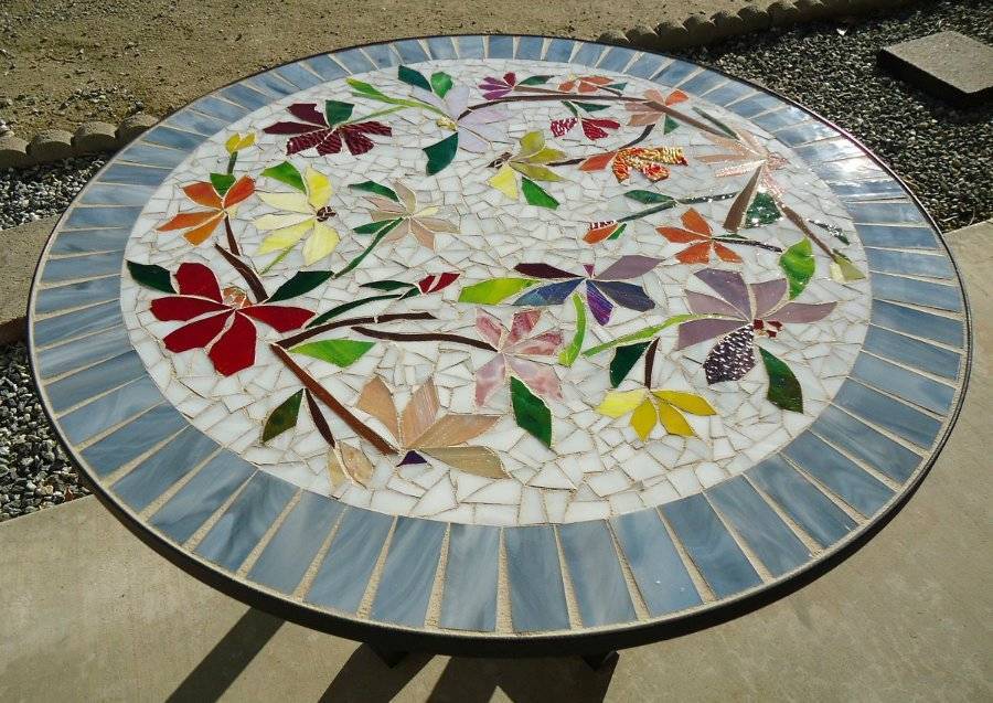 55 арт идей мозаики своими руками в саду и интерьере