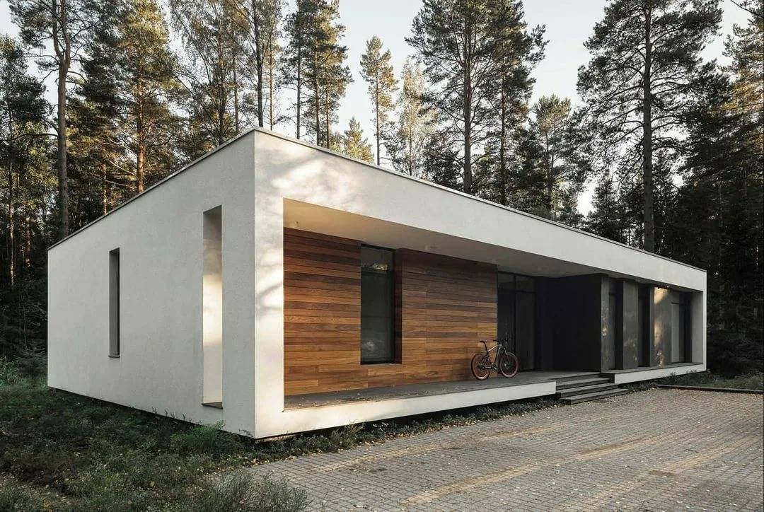 Дома с плоской крышей — особенности конструкций, лучшие проекты и идеи (75 фото)