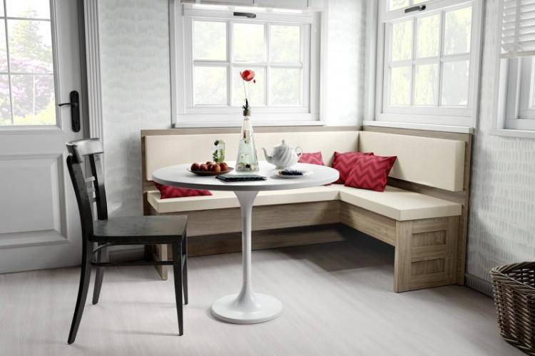 Угловой диван на кухню: варианты конструкций, размеры, разновидности, советы по выбору, примеры.