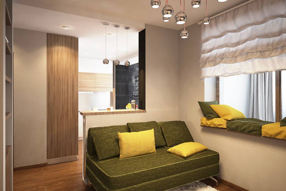 Квартира 45 кв. м. — особенности выбора дизайна интерьера и советы по применению современных стилей