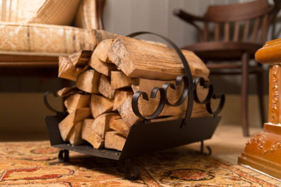 30 потрясающих идей организации хранения дров для камина в доме и за его пределами