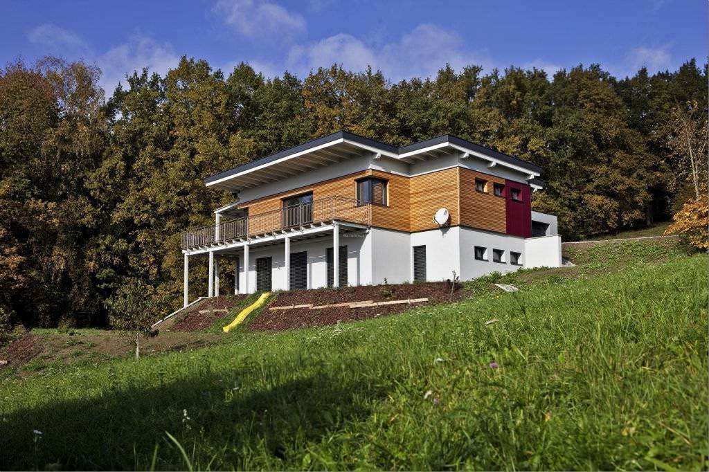 Дом на склоне: 50 фото лучших проектов домов, достоинства и недостатки