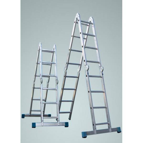 Алюминиевая лестница-стремянка: трансформер на 7, 5 и 6ступеней, алюмет профессиональная на 2 и 10 ступеней