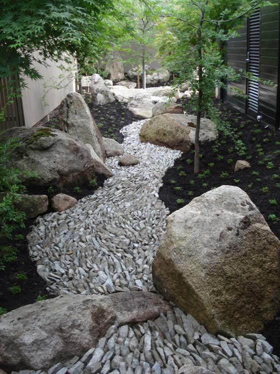Декоративный сухой ручей своими руками. сухой ручей (46 фото): когда поток камней оживает. какие трудности могут возникнуть при создании и как их устранить