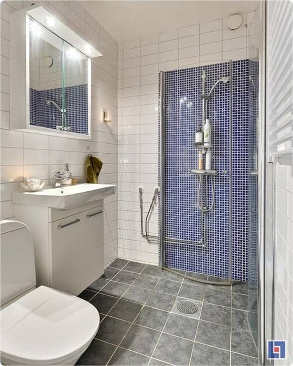 Душевая кабина в маленькой ванной комнате: фото и советы дизайнеров