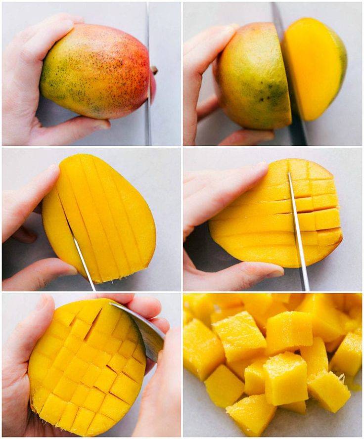 Как правильно почистить манго с косточкой ножом или стаканом