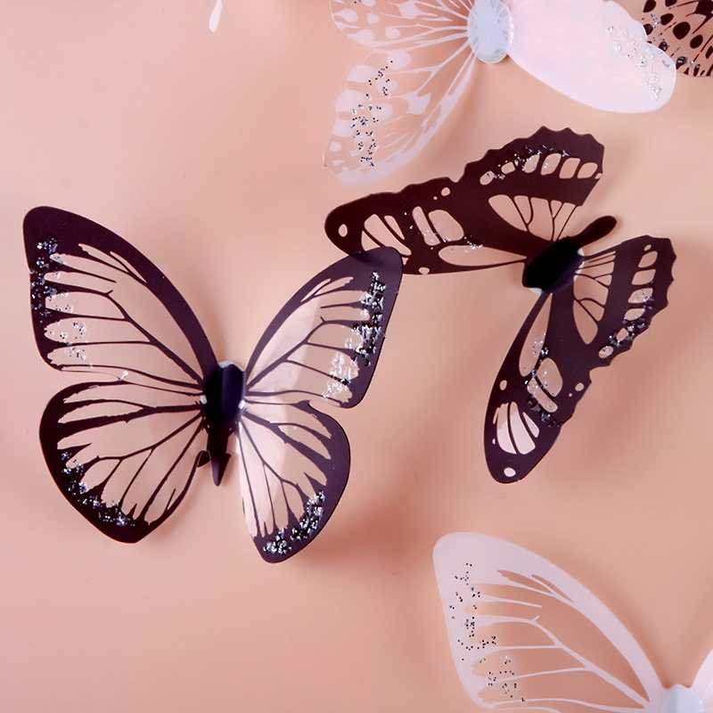 Бабочки на стену: необычные идеи и варианты украшения стан бабочками (105 фото + видео)