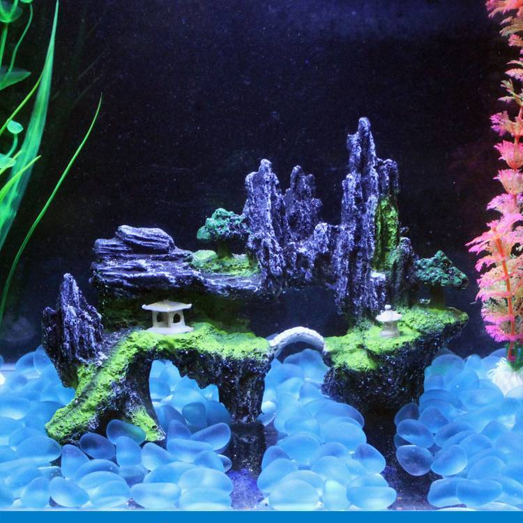Оформление аквариума своими руками - фото примеров